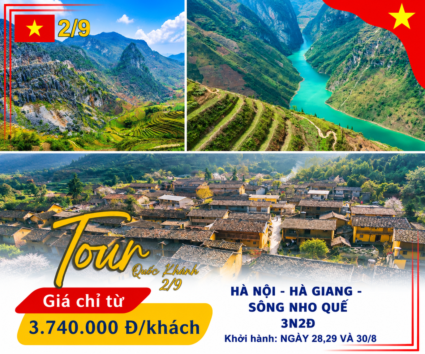 HÀ NỘI - HÀ GIANG - SÔNG NHO QUẾ 
