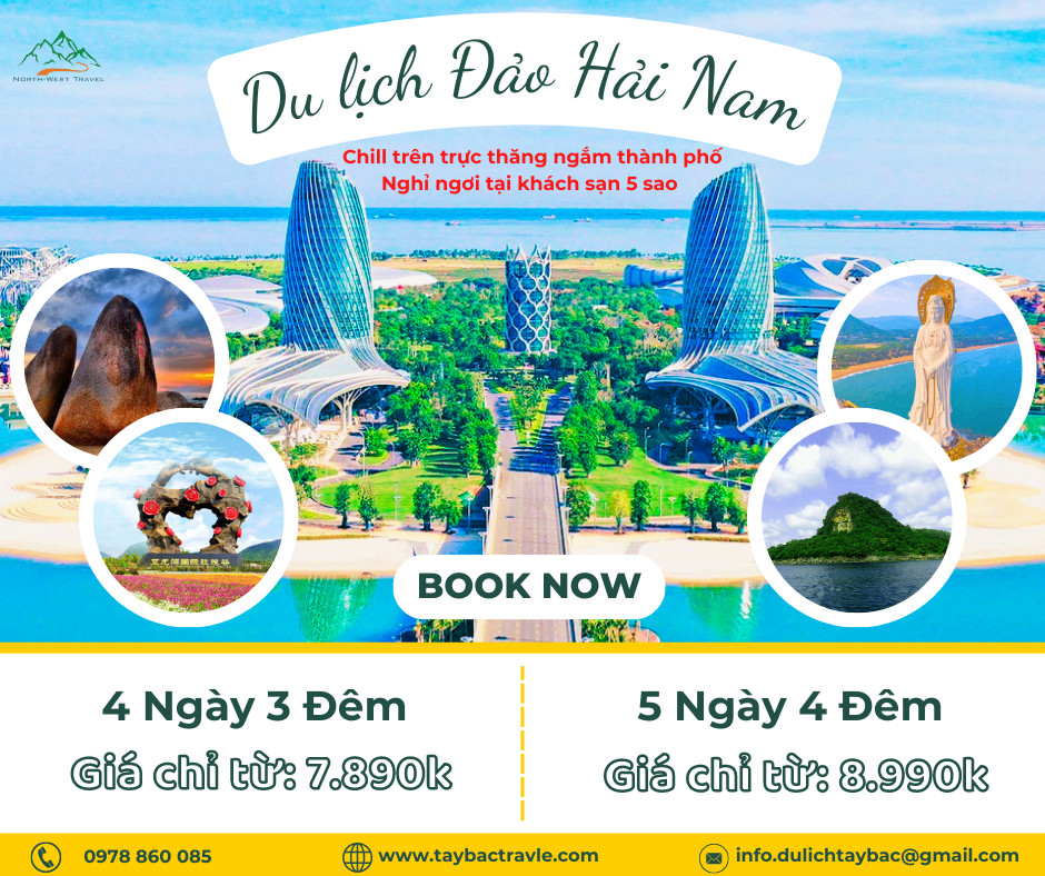 KHÁM PHÁ THIÊN ĐƯỜNG BIỂN - HAWAII PHƯƠNG ĐÔNG TOUR ĐẢO HẢI NAM - TRUNG QUỐC