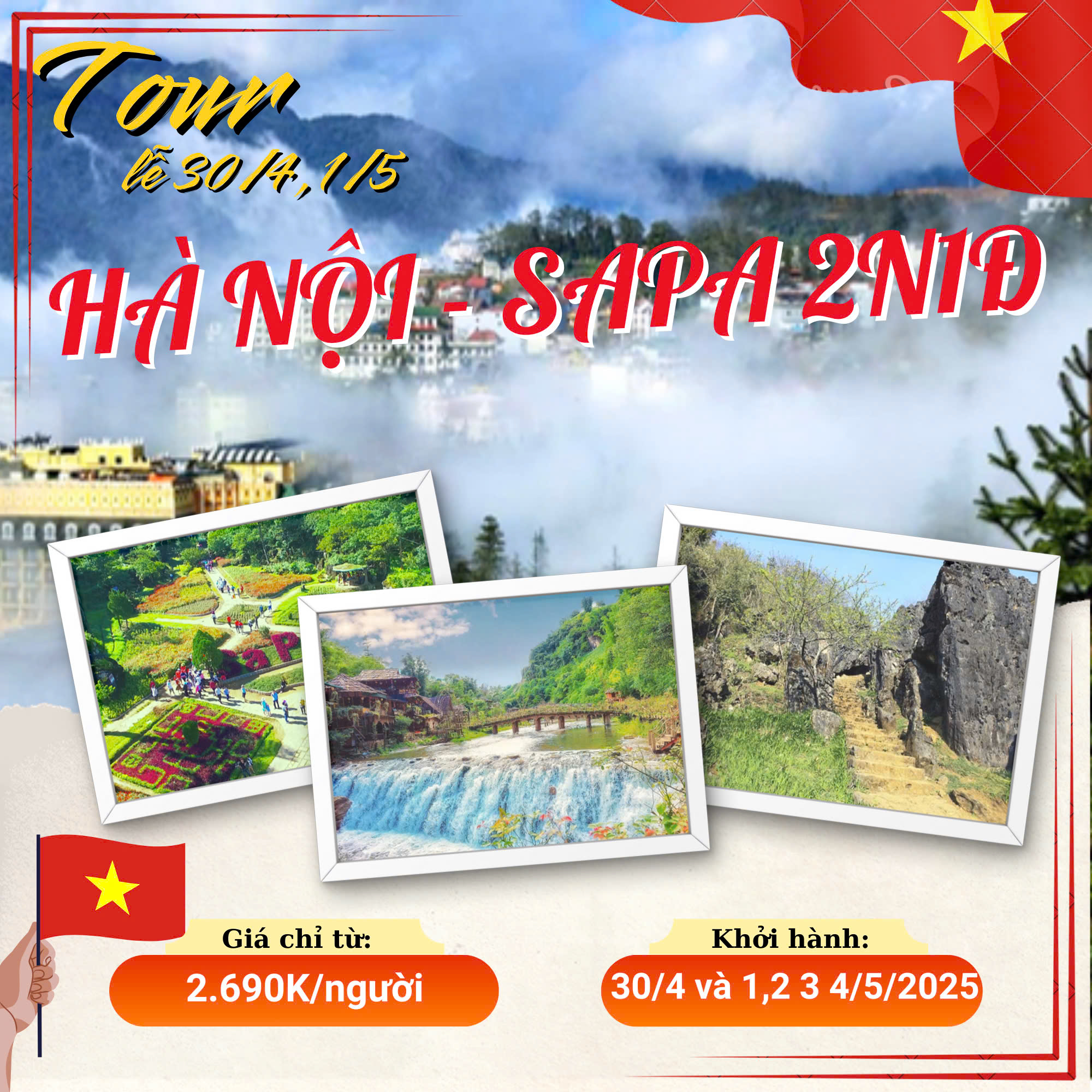 HÀ NỘI - SAPA - BẢN CÁT CÁT - HÀM RỒNG