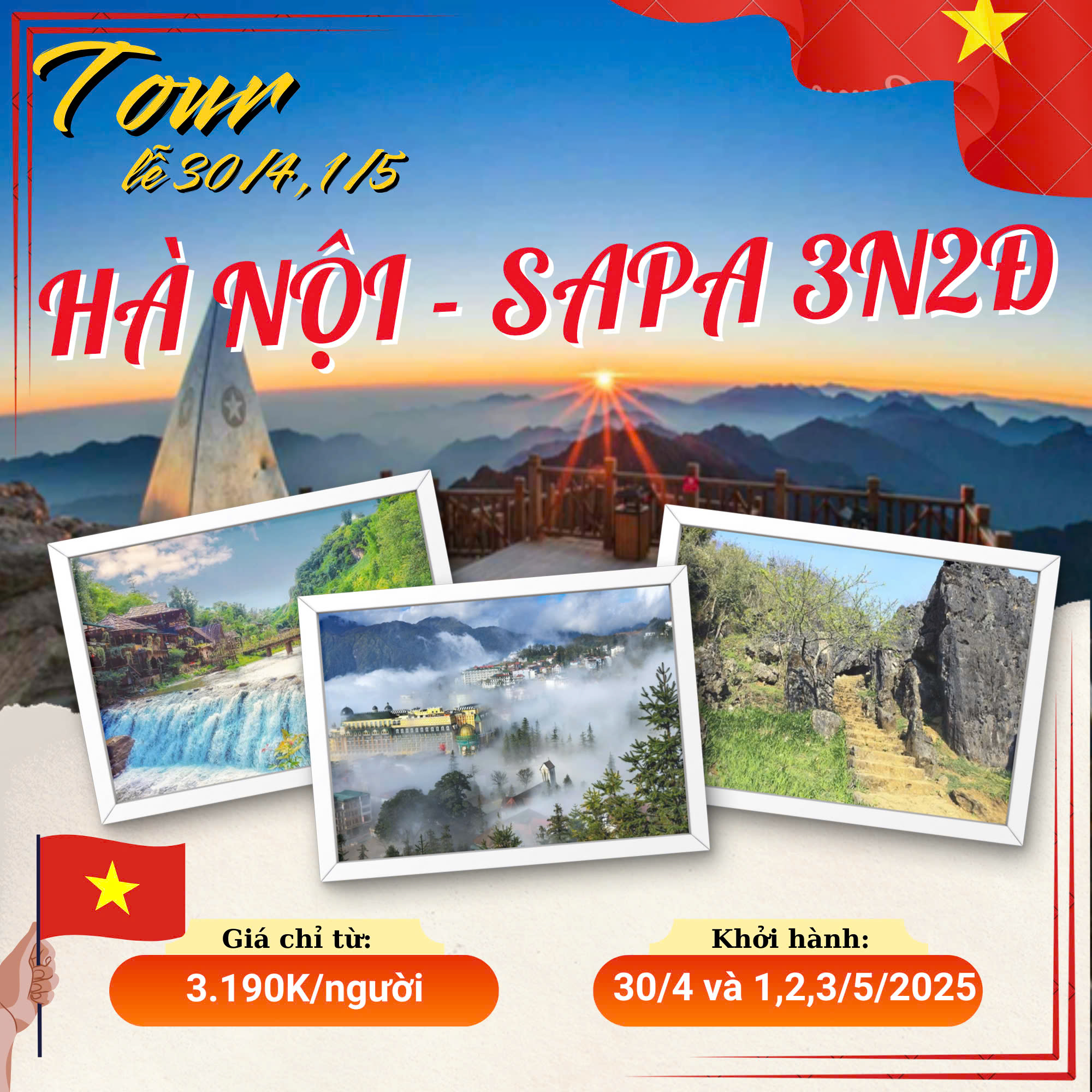 HÀ NỘI - SAPA - BẢN CÁT CÁT - CÁP TREO FANSIPAN