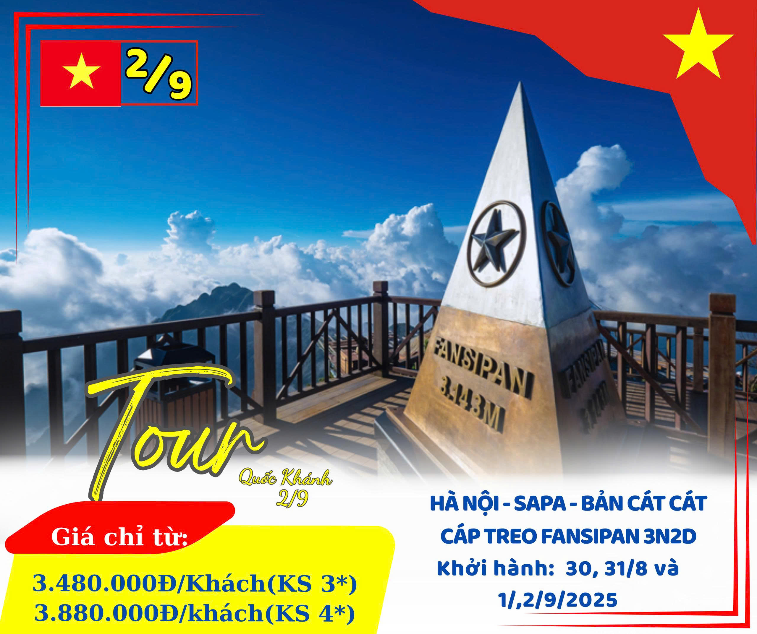 HÀ NỘI - SAPA - BẢN CÁT CÁT - CÁP TREO FANSIPAN